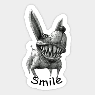 Smile Dog Sticker